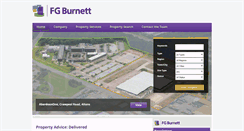 Desktop Screenshot of fgburnett.co.uk